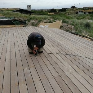 Terrasse opført af Byggefirmaet Keld og Johs.