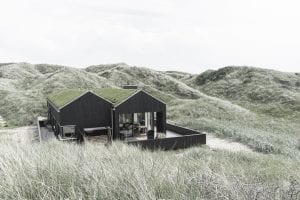 Arkitekttegnet sommerhus bygget af Keld og Johs.