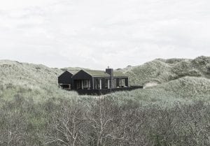 Arkitekttegnet sommerhus bygget af Keld og Johs.