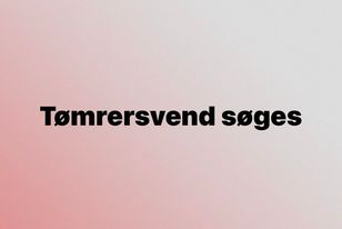 Tømrersvend søges i Byggefirmaet Keld og Johs.